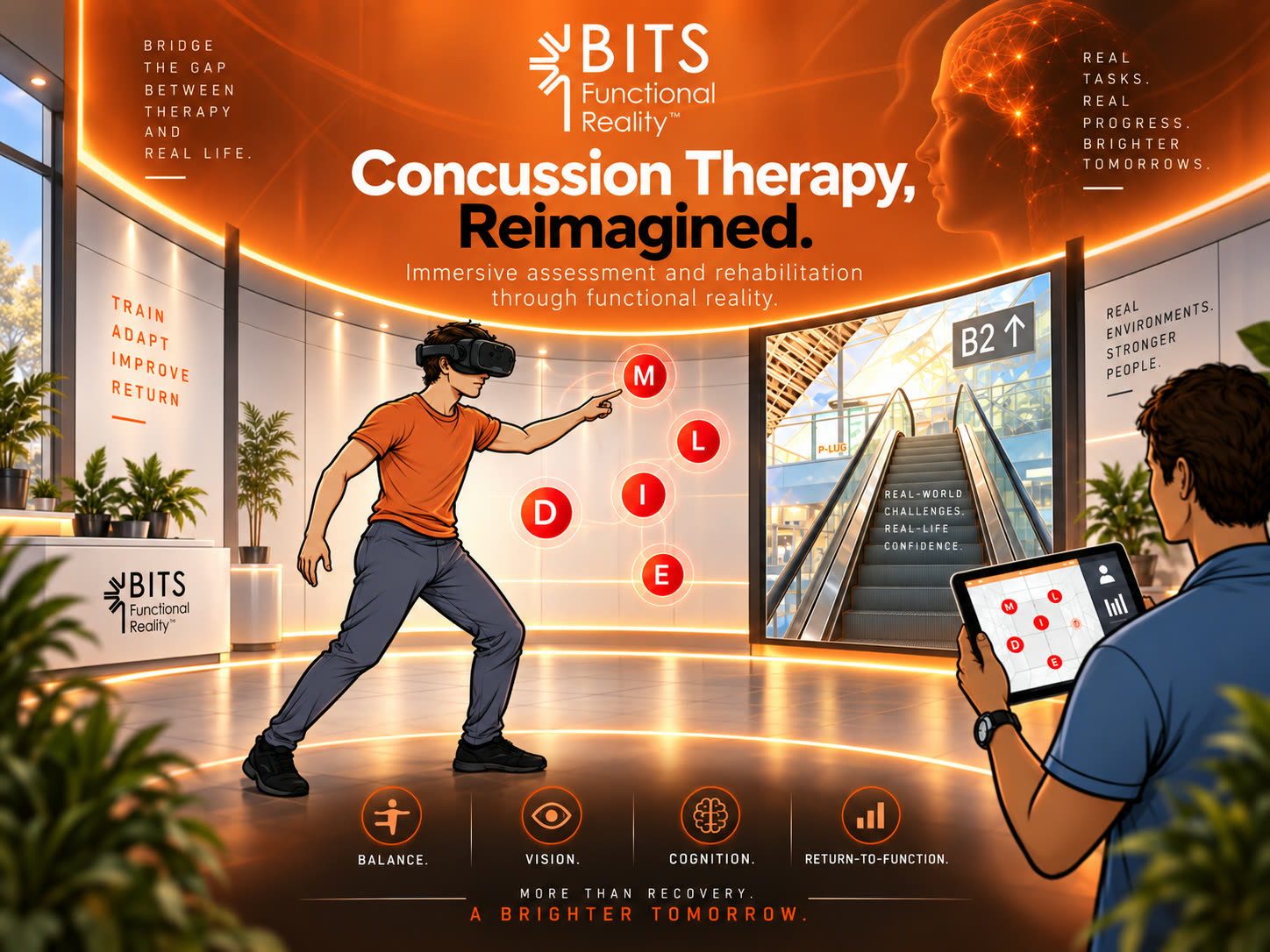 BITS Functional Reality, concussion therapy reimagined