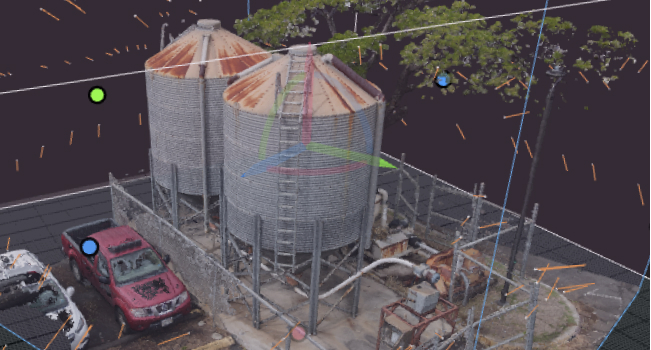 Drone photogrammetry key art