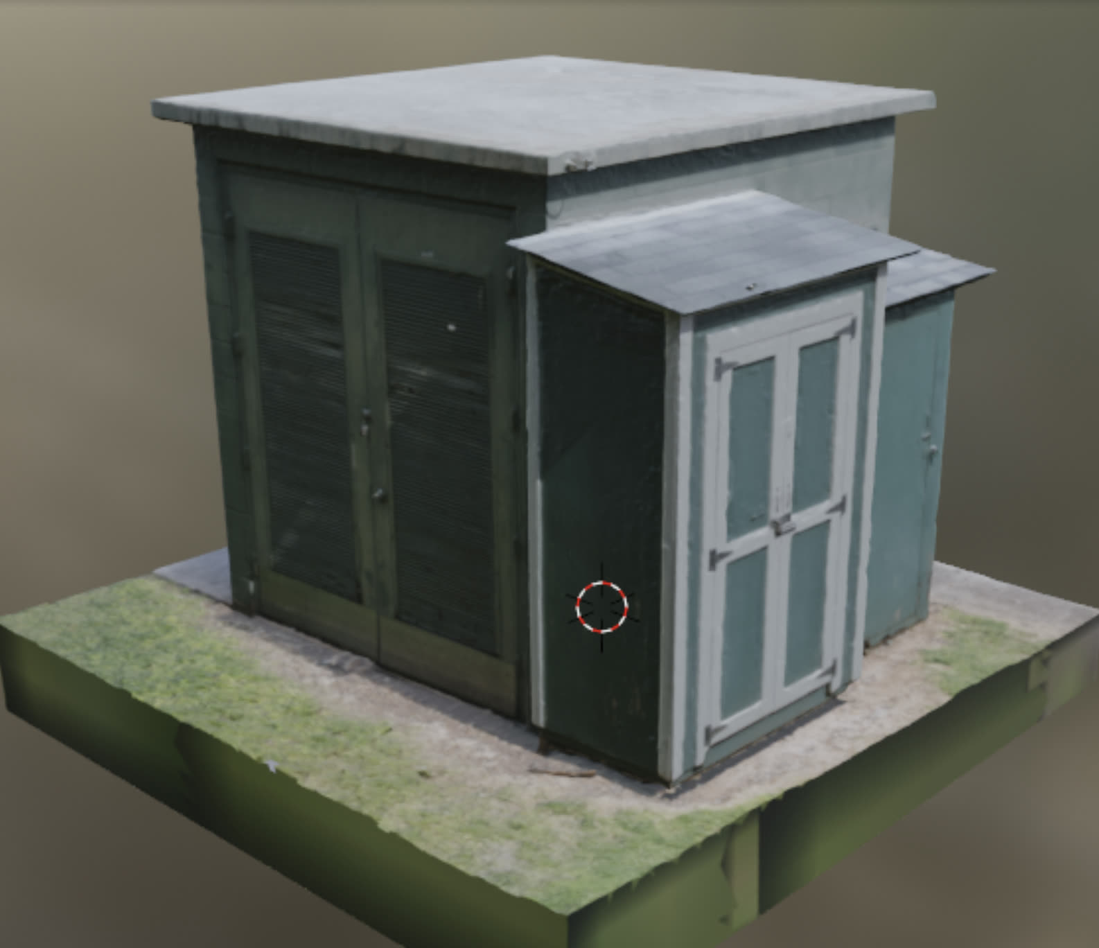 The composited 3D model